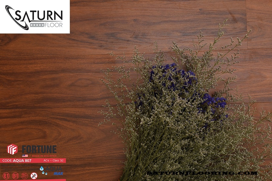 Sàn Gỗ Fortune 8mm Aqua 807