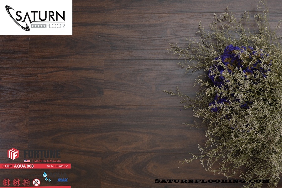 Sàn Gỗ Fortune 8mm Aqua 808
