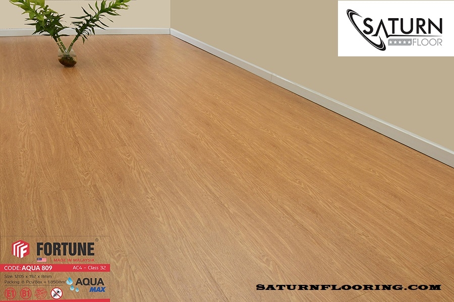 Sàn Gỗ Fortune 8mm Aqua 809