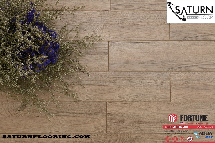 Sàn Gỗ Fortune 12mm Aqua 900