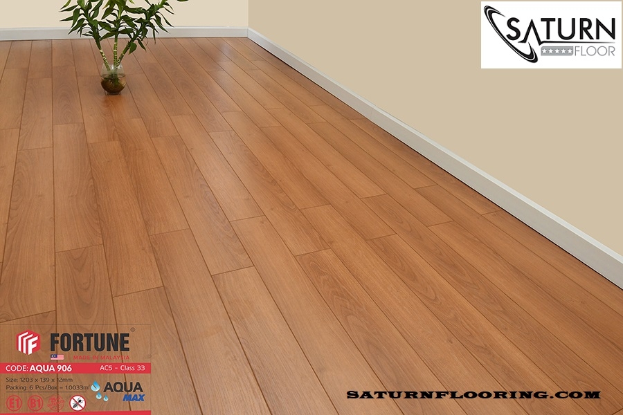 Sàn Gỗ Fortune 12mm Aqua 906