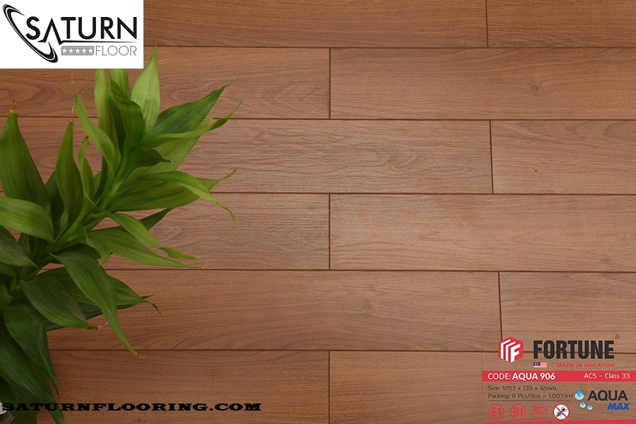 Sàn Gỗ Fortune 12mm Aqua 906