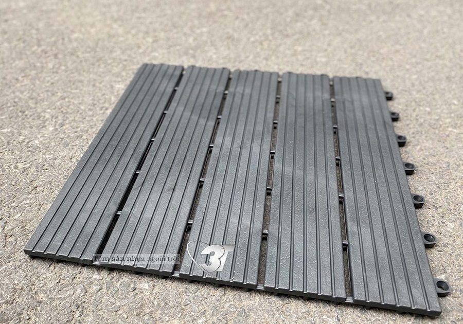 Sàn Nhựa Nguyên Khối Ngoài Trời 3T