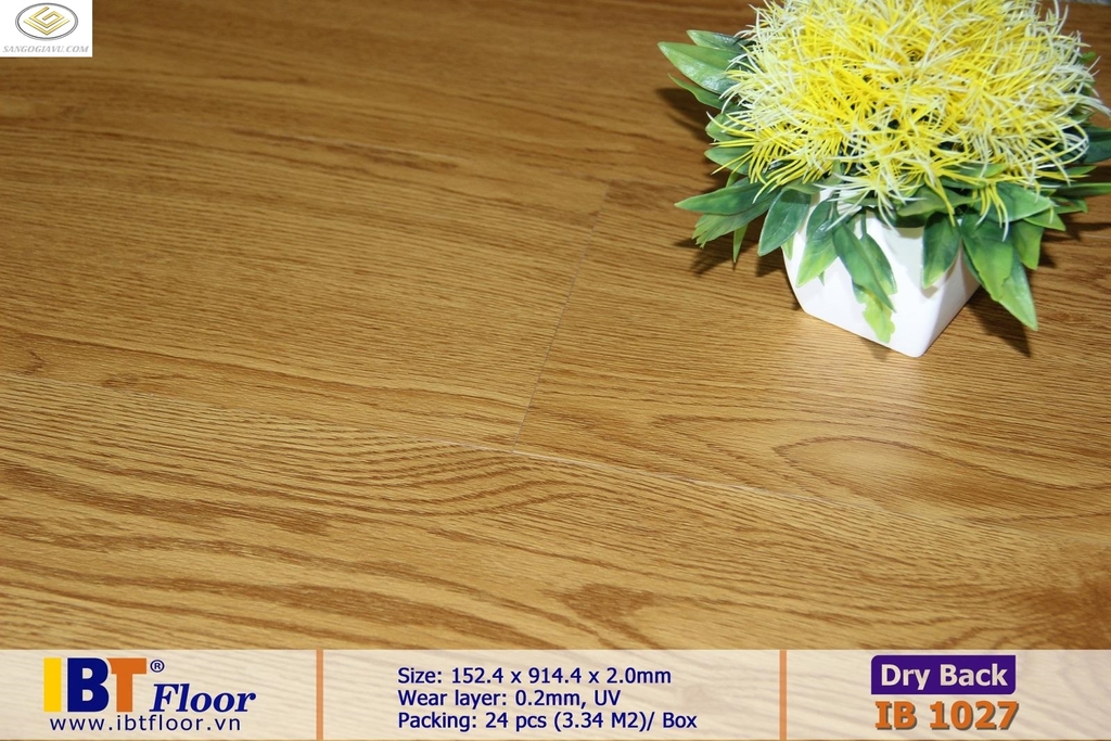 Sàn Nhựa Dán Keo Vân Gỗ IB1027