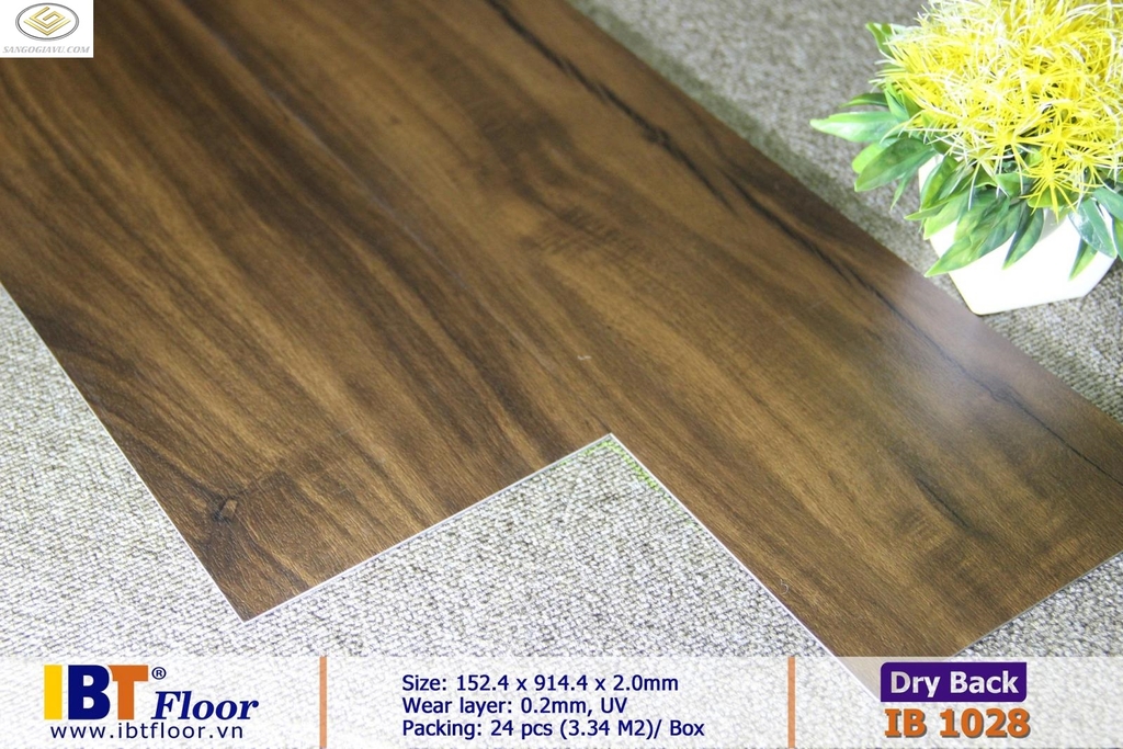 Sàn Nhựa Dán Keo Vân Gỗ IB1028