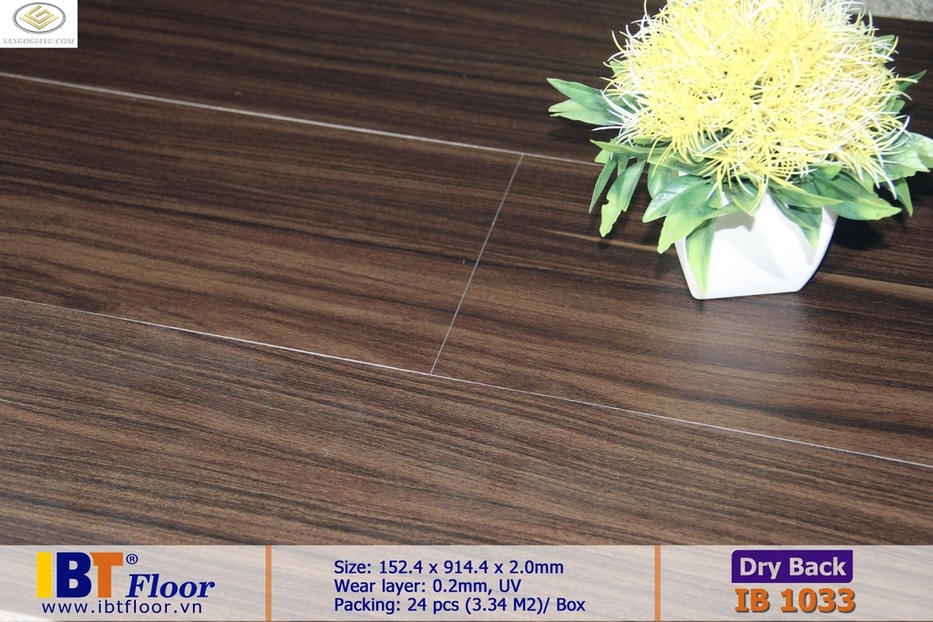 Sàn Nhựa Dán Keo Vân Gỗ IB1033