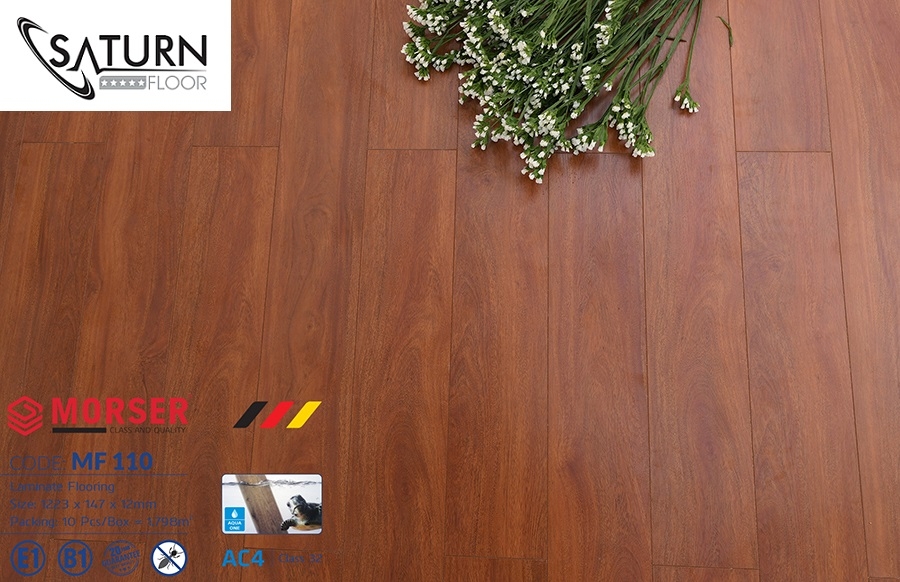 Sàn Gỗ Morser Cốt Trắng 12mm MF110