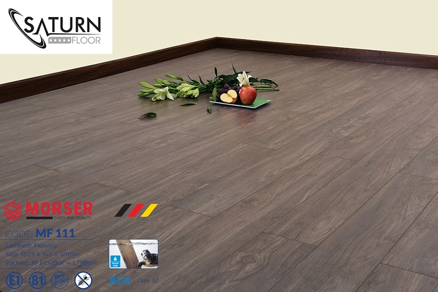 Sàn Gỗ Morser Cốt Trắng 12mm MF111