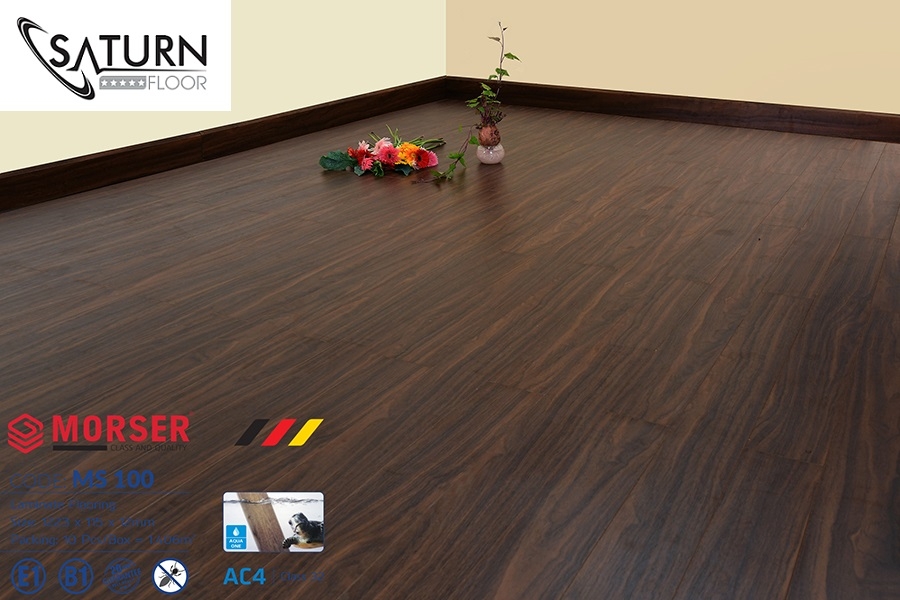 Sàn Gỗ Morser Cốt Xanh 12mm MS100