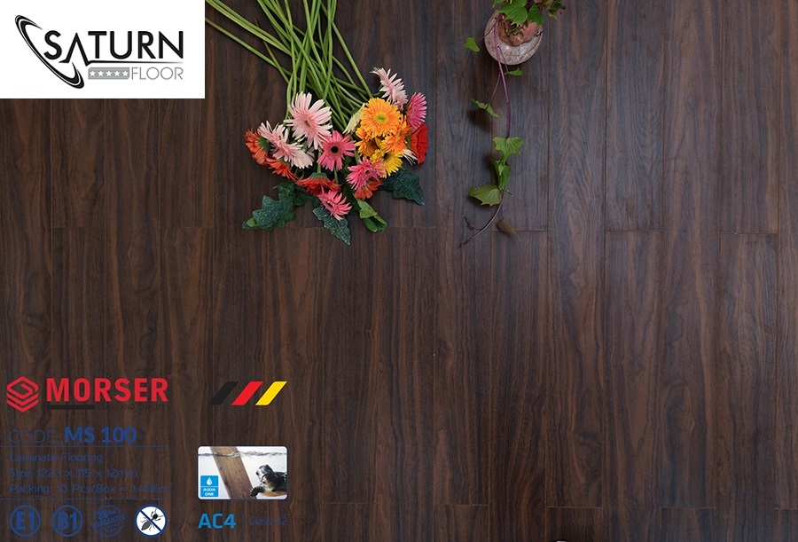 Sàn Gỗ Morser Cốt Xanh 12mm MS100