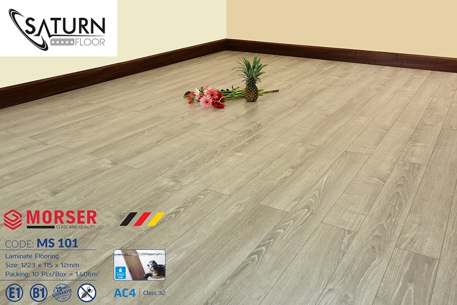 Sàn Gỗ Morser Cốt Xanh 12mm MS101