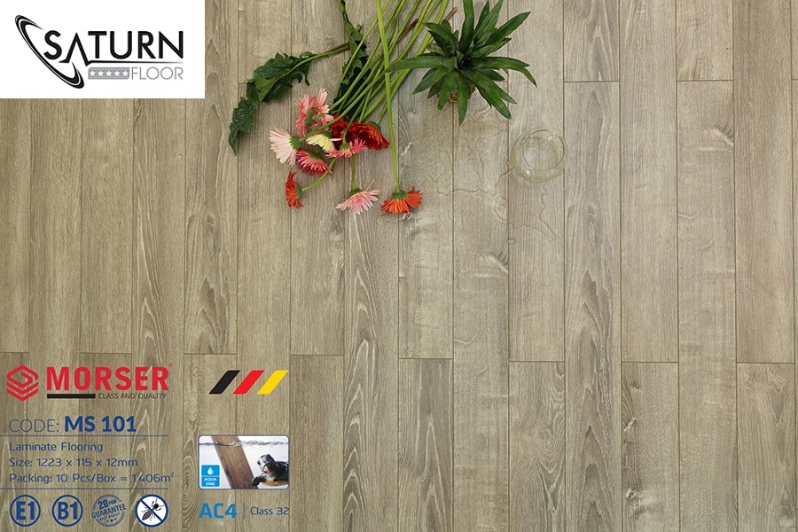 Sàn Gỗ Morser Cốt Xanh 12mm MS101