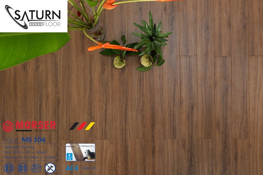 Sàn Gỗ Morser Cốt Xanh 12mm MS104