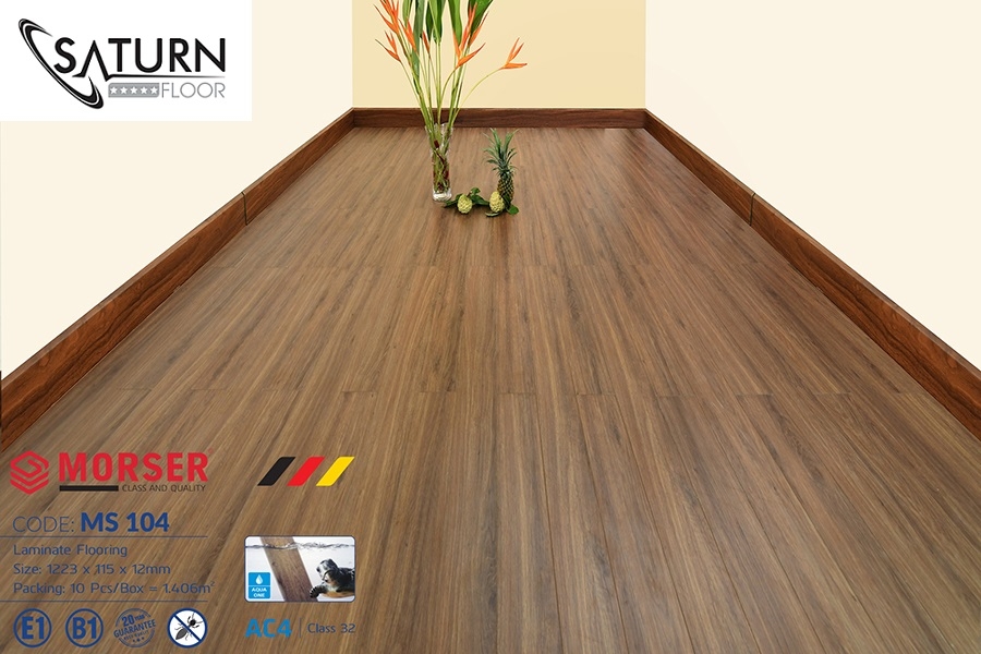 Sàn Gỗ Morser Cốt Xanh 12mm MS104