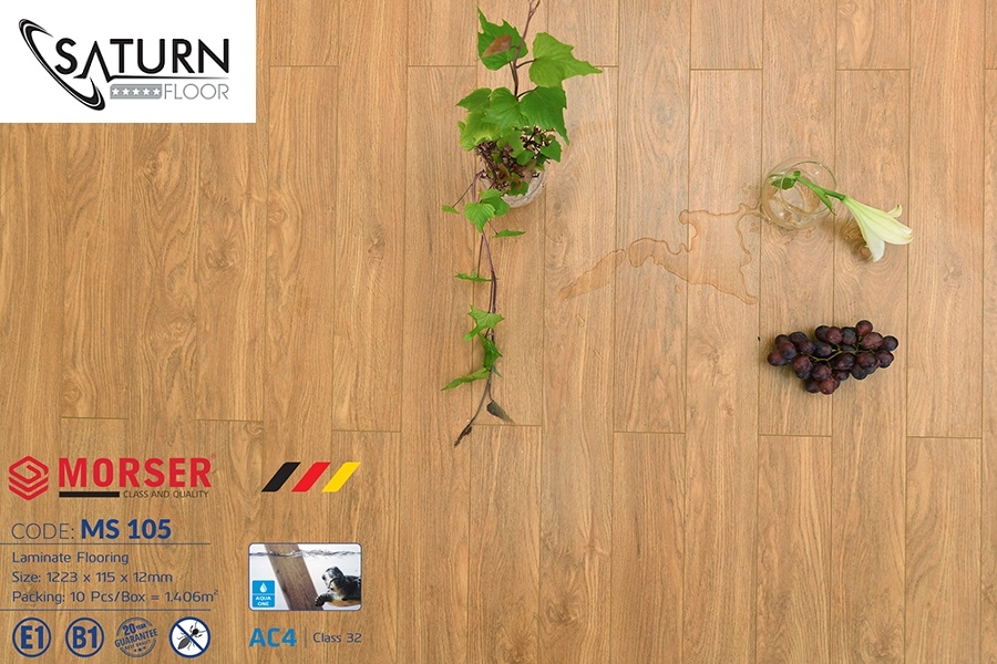 Sàn Gỗ Morser Cốt Xanh 12mm MS105