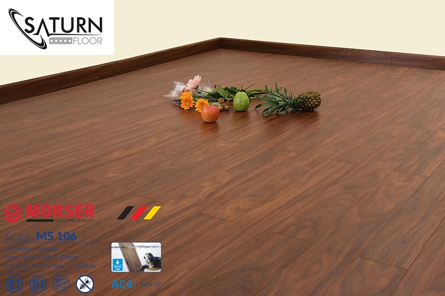 Sàn Gỗ Morser Cốt Xanh 12mm MS106