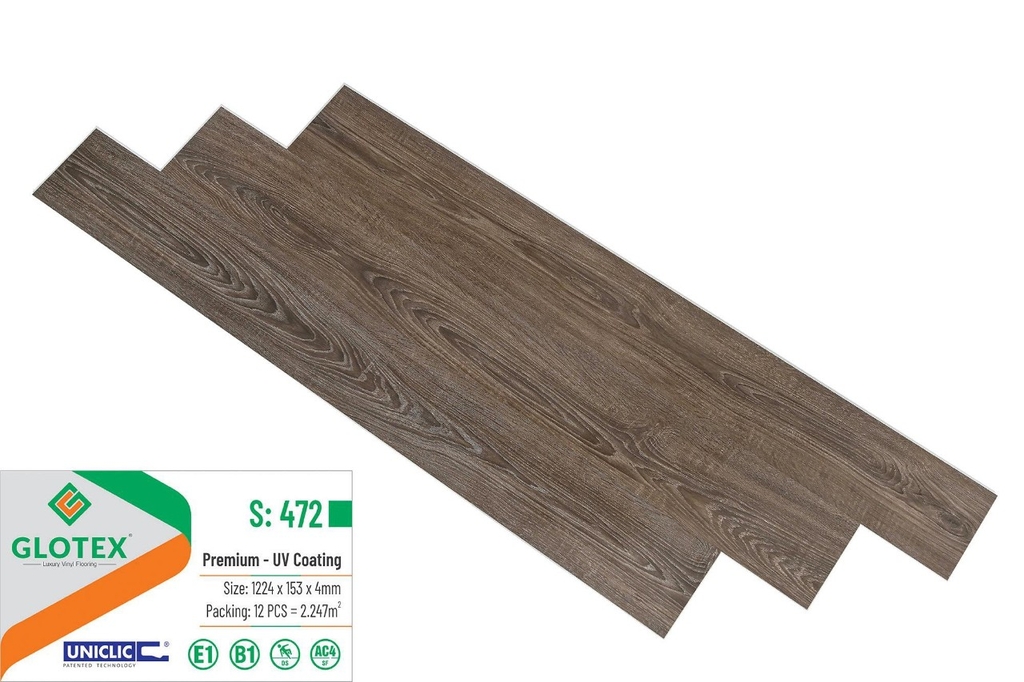 Sàn Nhựa Glotex 4mm - S472
