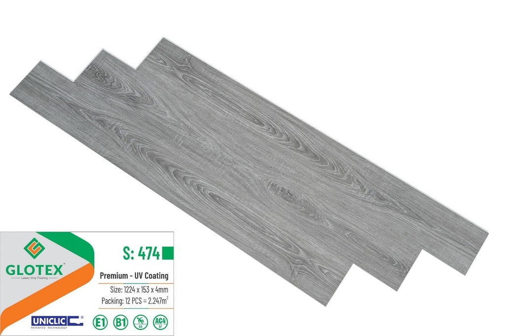 Sàn Nhựa Glotex 4mm - S474
