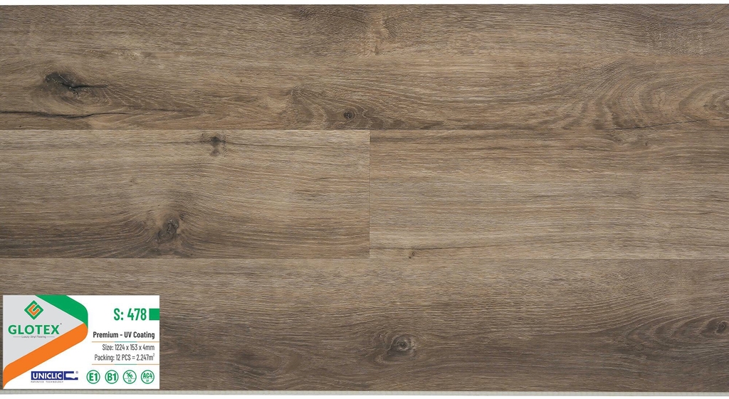 Sàn Nhựa Glotex 4mm - S478