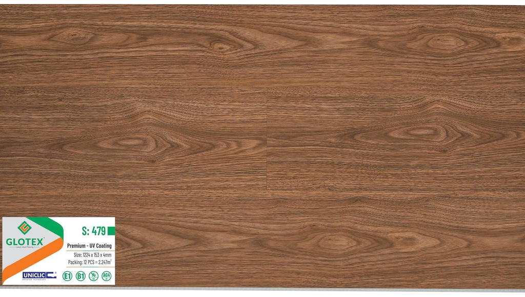 Sàn Nhựa Glotex 4mm - S479