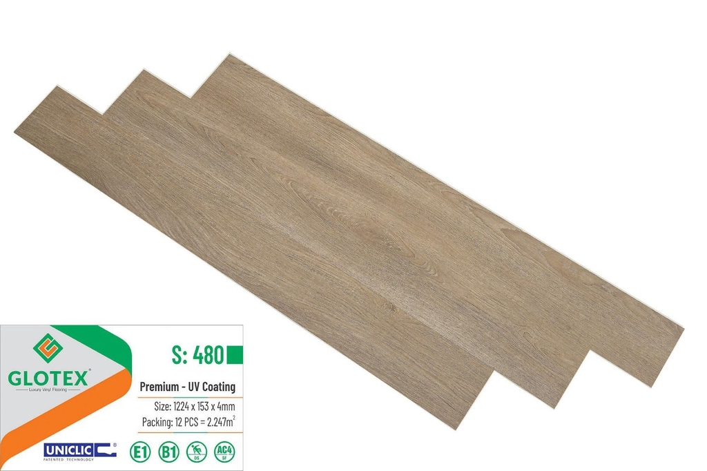 Sàn Nhựa Glotex 4mm - S480