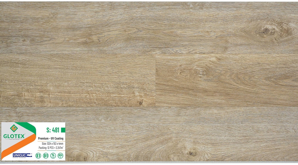 Sàn Nhựa Glotex 4mm - S481