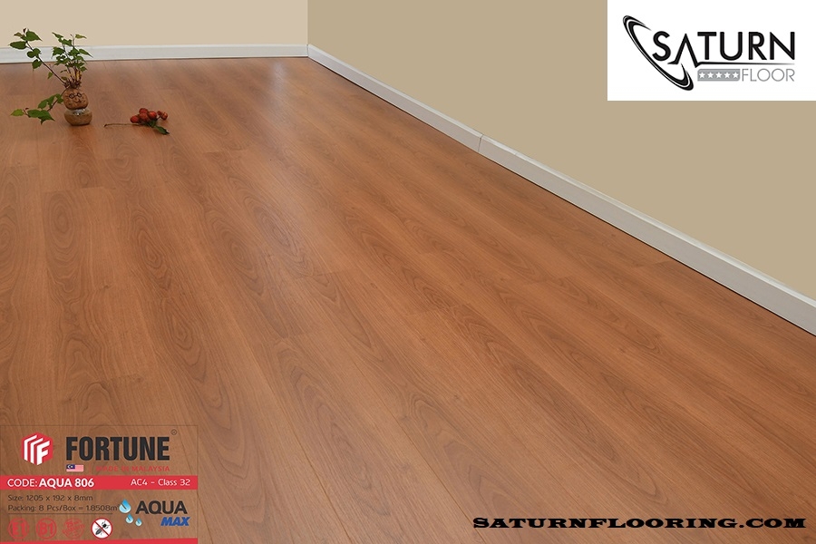 Sàn Gỗ Fortune 8mm Aqua 806