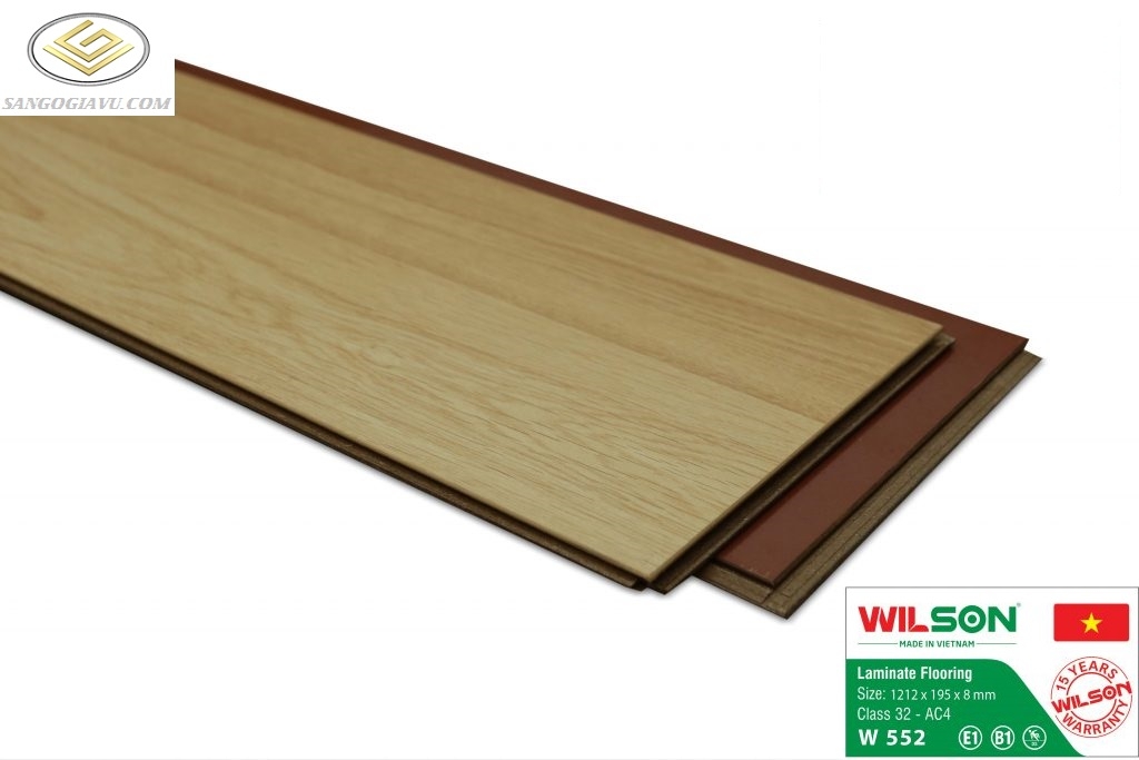 Sàn Gỗ Wilson 8mm W552-BT