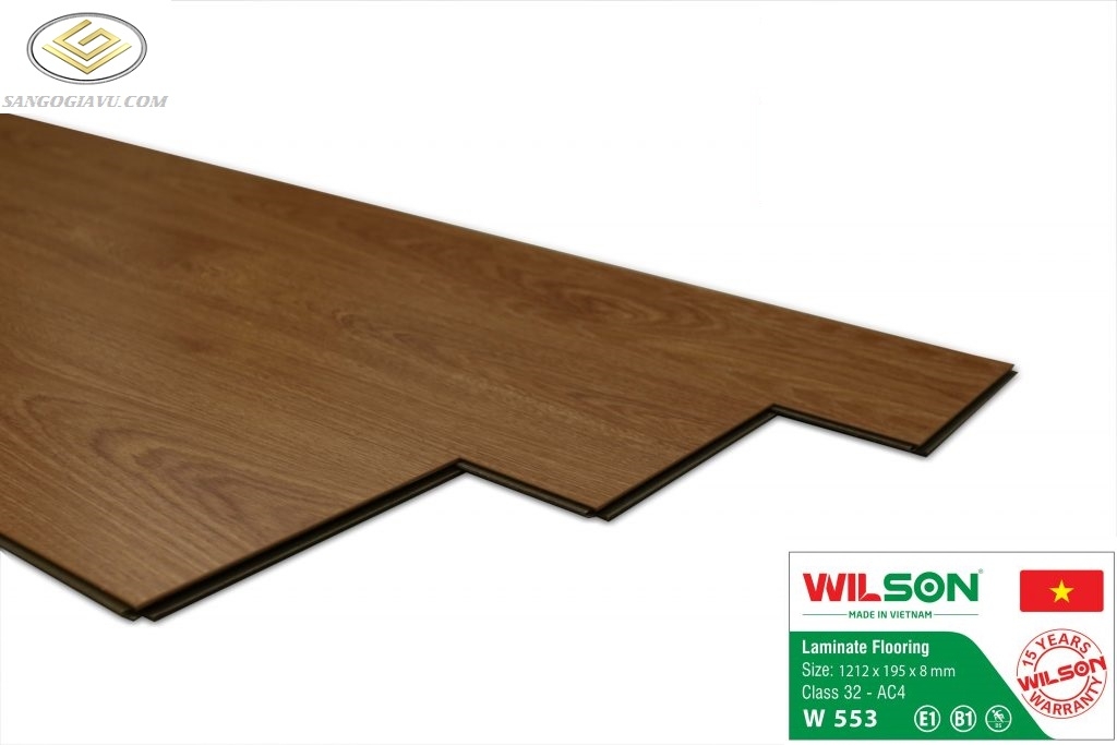 Sàn Gỗ Wilson 8mm W553-BT
