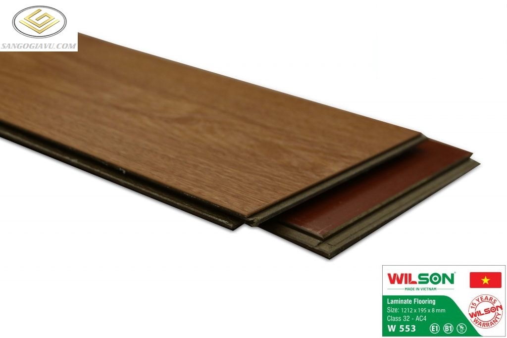 Sàn Gỗ Wilson 8mm W553-BT
