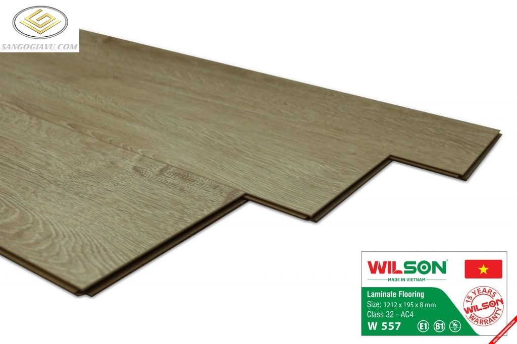 Sàn Gỗ Wilson 8mm W557-BT