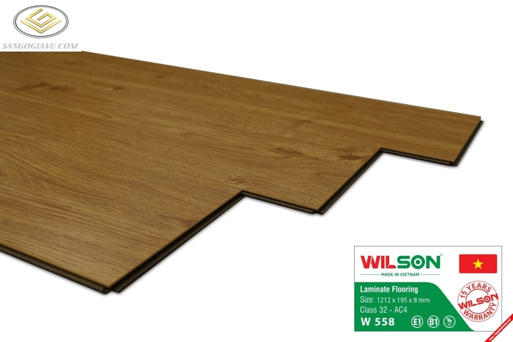 Sàn Gỗ Wilson 8mm W558-BT
