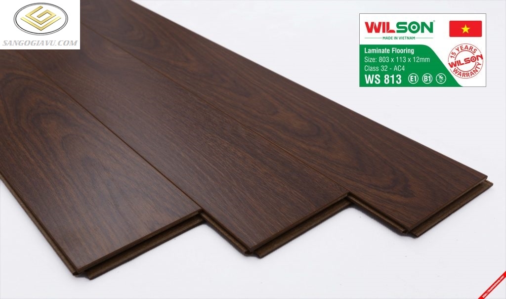 Sàn Gỗ Wilson 12mm WS813