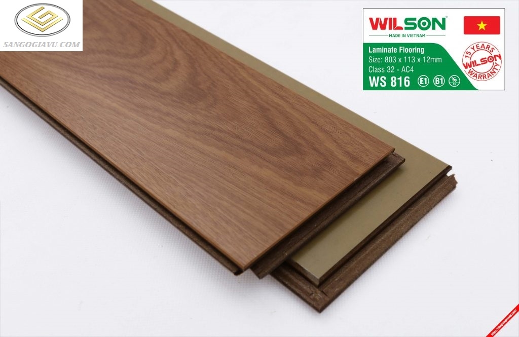 Sàn Gỗ Wilson 12mm WS816