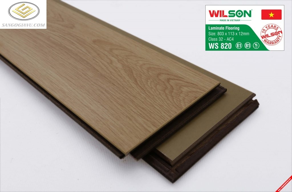 Sàn Gỗ Wilson 12mm WS820
