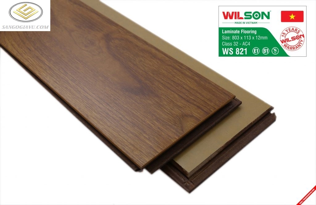 Sàn Gỗ Wilson 12mm WS821