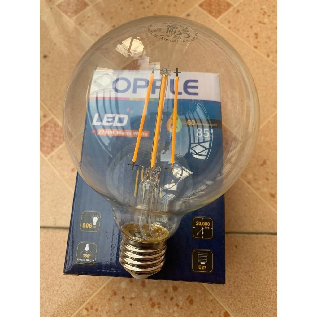 Bóng Đèn OPPLE LED Edison/Filament G95 - Đường kính 95mm- Lumen 806 Lm - Đui E27 6W