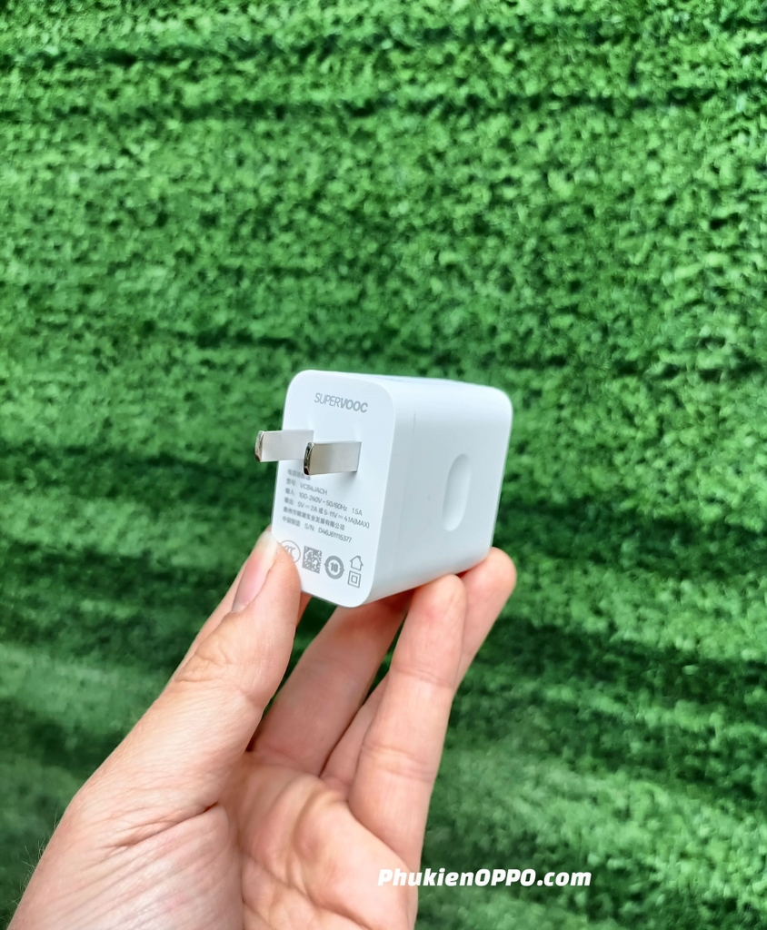 Bộ sạc siêu nhanh SuperVOOC 45W cho OPPO Reno13 F 5G - Chính Hãng