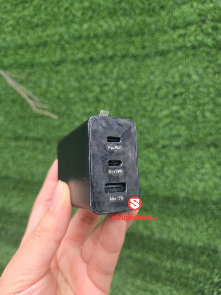 Củ sạc nhanh Samsung T6530 65W 3 cổng - Ngoại hình nhỏ gọn, đa năng - Chính Hãng