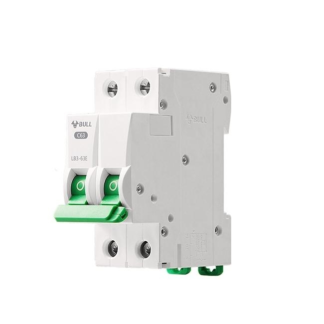 Cầu dao tự động MCB GONEO 2P LB-63 Aptomat bảo vệ quá tải ngắn mạch