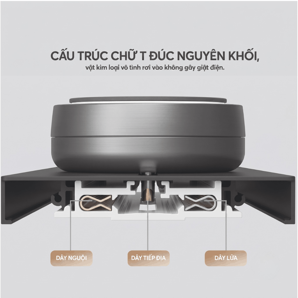 Chargee SlimAir Ổ Cắm USB &Type C màu Đen/Xám