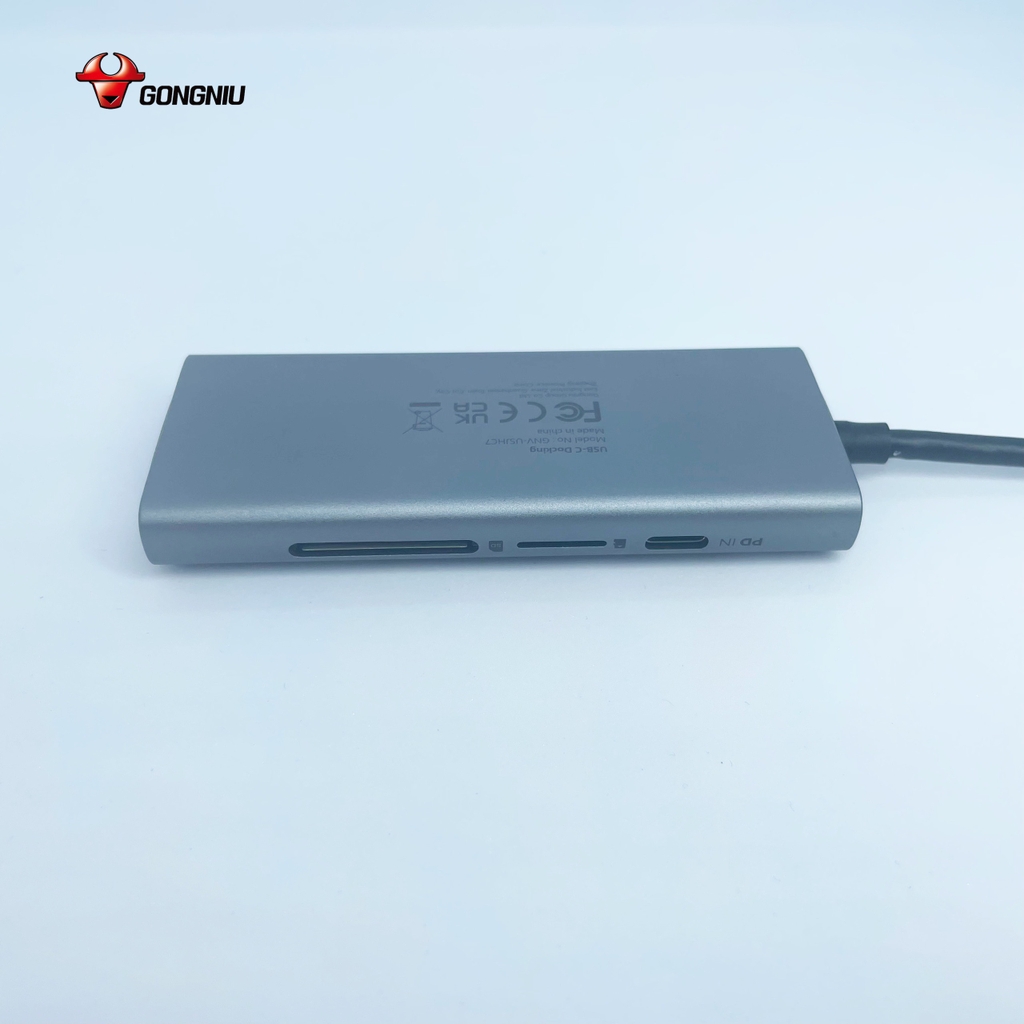 Cáp Chuyển Đổi GONEO USB-C 7 in 1 Hub with 4K HDMI Enternet - Cho Macbook, Surface Pro - Bảo Hành 2 Năm - Chính Hãng