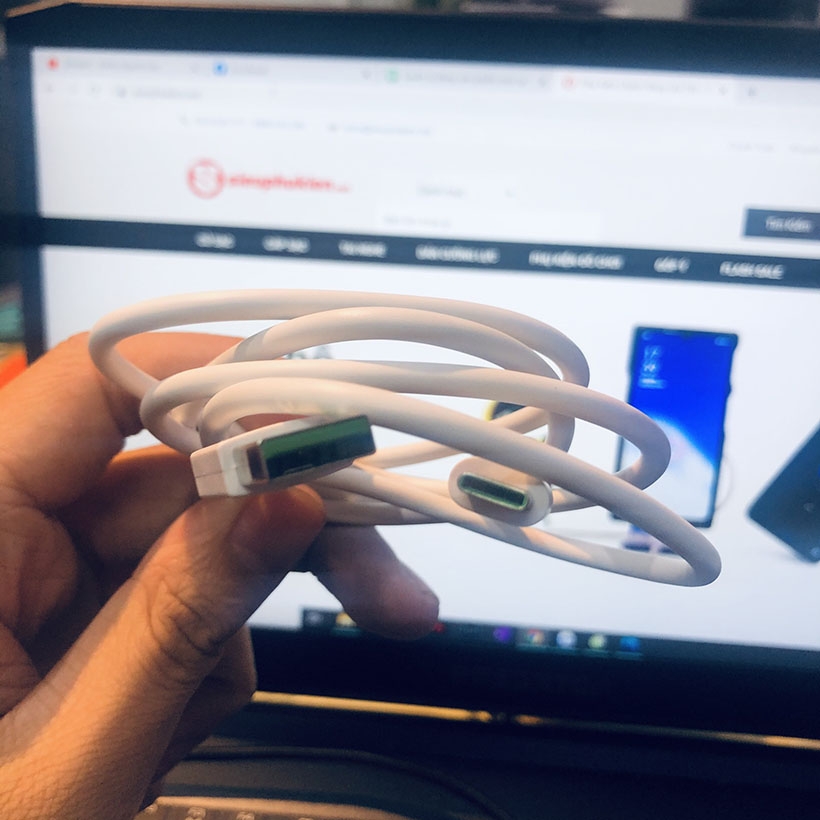 Bộ Sạc Nhanh OPPO Reno3 VOOC 3.0 20W - Cáp Type C - Chính Hãng