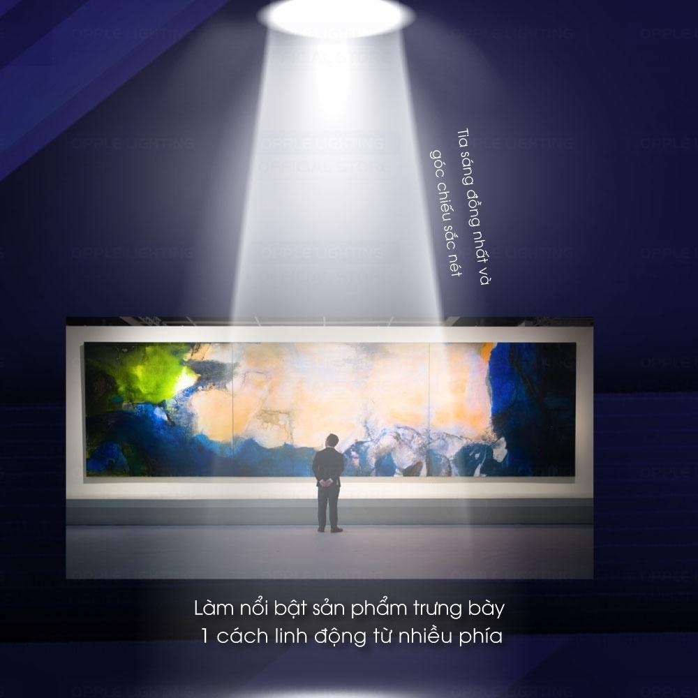 Bộ Đèn Chiếu Điểm Đế Nổi OPPLE LED Utility - Chip LED Chất Lượng Cao, Len Quang Học Tinh Tế