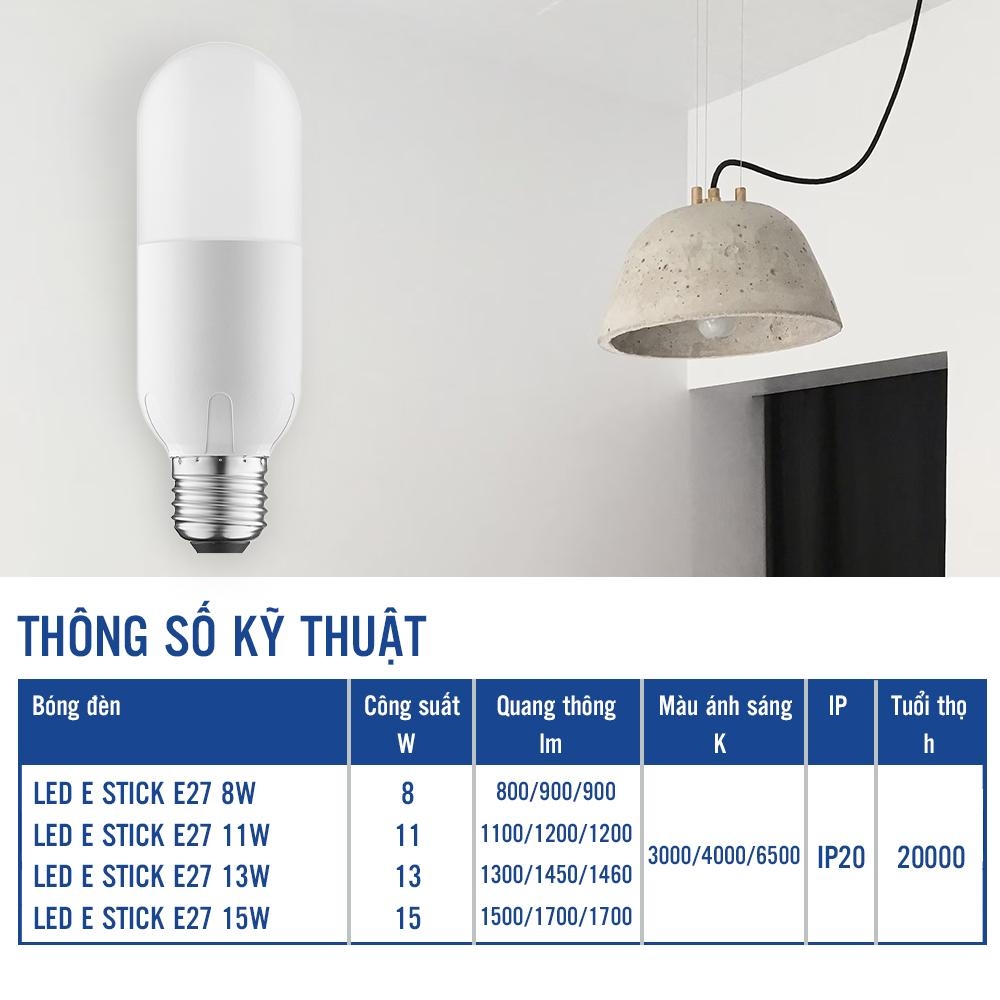 Bóng đèn OPPLE Stick Bulb - Hiệu suất ánh sáng cao, Ánh sáng trắng
