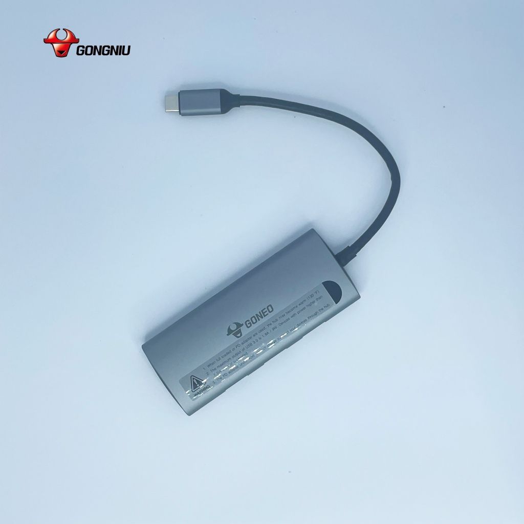 Cáp Chuyển Đổi GONEO USB-C 7 in 1 Hub with 4K HDMI Enternet - Cho Macbook, Surface Pro - Bảo Hành 2 Năm - Chính Hãng