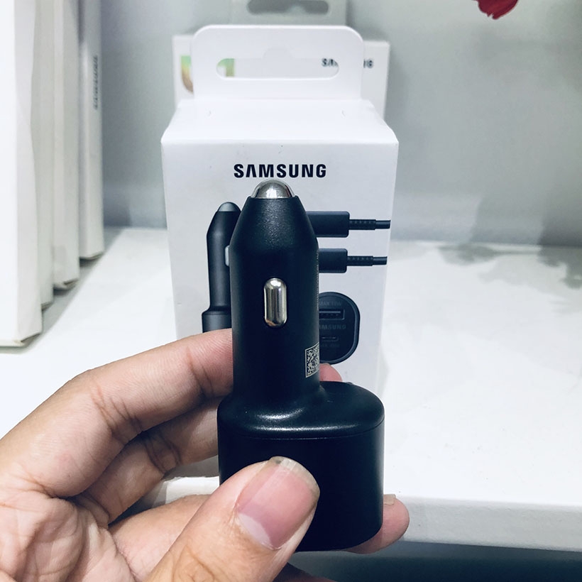 Tẩu sạc xe hơi 45w Samsung EP-L5300XBEGWW (Super Fast Dual) - Fullbox - Chính Hãng