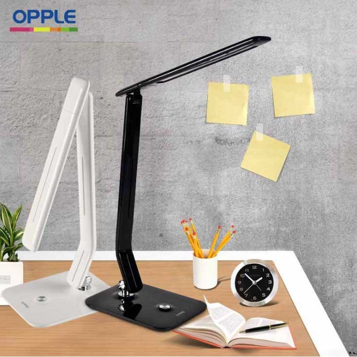 Đèn LED Bàn OPPLE Toranto Điều Chỉnh Độ Sáng 4000K 7W - Đen - Chính Hãng