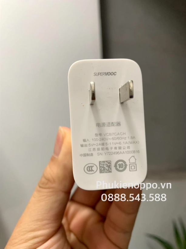 Bộ sạc siêu nhanh SuperVOOC cho OPPO Find N3 5G - Chính Hãng