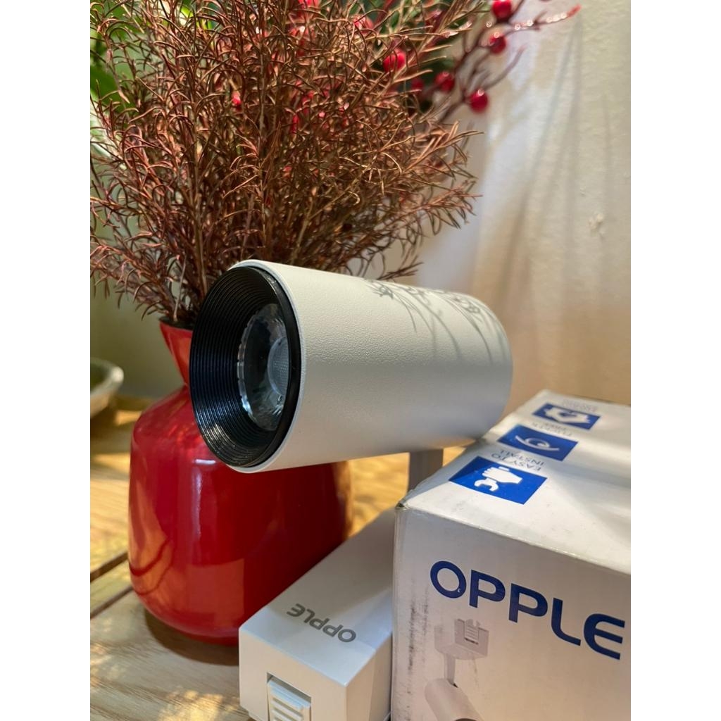 Đèn Rọi Ốp Tường OPPLE LED Spotlight Track Utility SM-U 7W - Len Quang Học Tinh Tế - Vỏ Trắng
